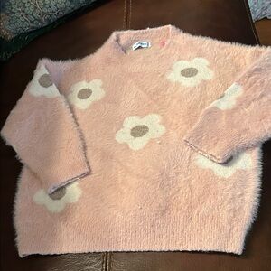 Mayoral Pink Floral Sweater